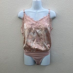 Medium pink body suit